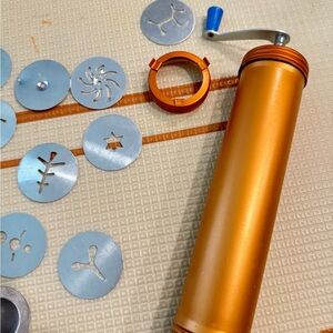 Vintage Deluxe Cookie King Crank Type Cookie Press Spritz Gun